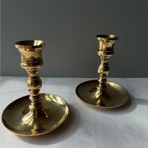 Vintage Baldwin Brass Candlestick Holders